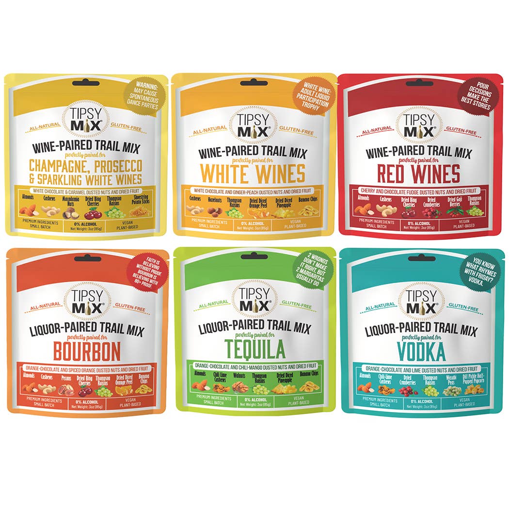 Tipsy Trail Mix - Pair with Wine or Spirits