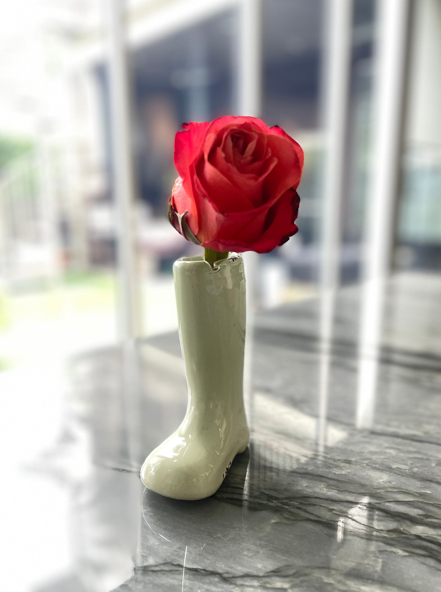 Rain Boot Vases - small
