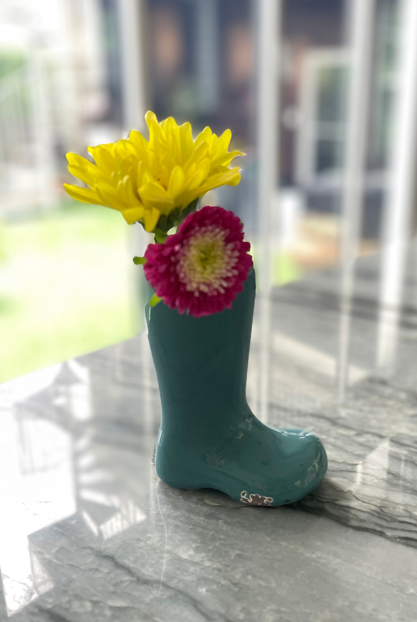 Rain Boot Vases - small