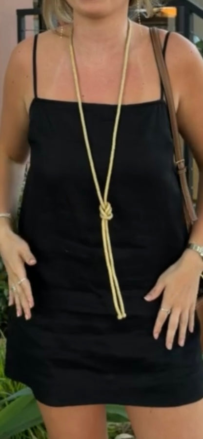 Handmade Beaded Rope Necklace