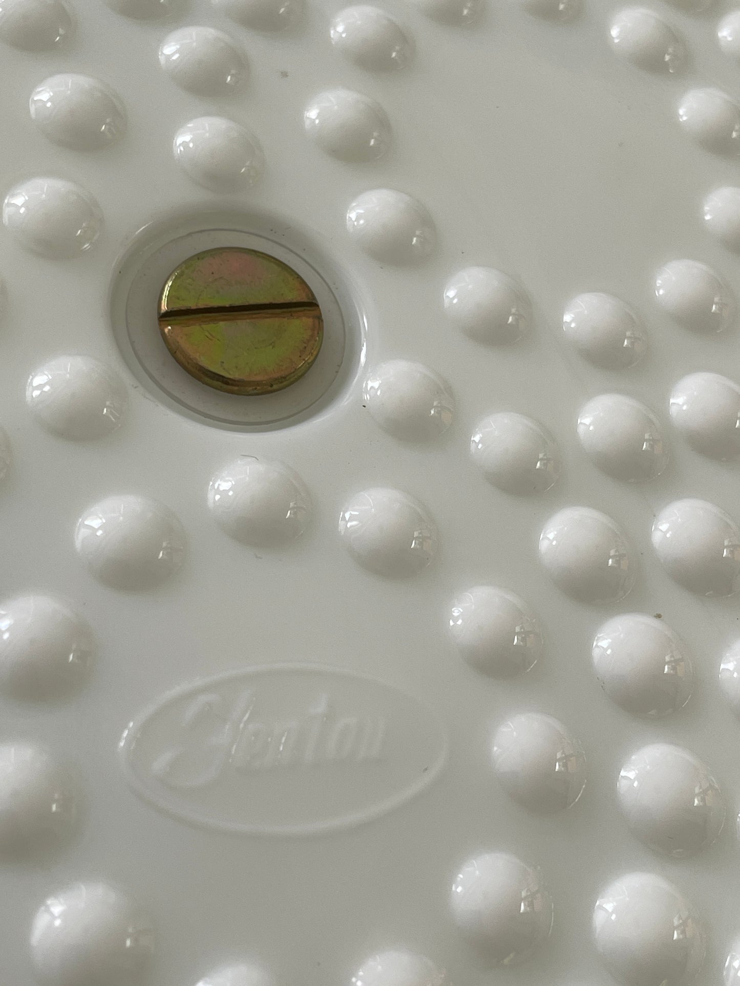 Vintage Fenton Milk Glass Serving Dish