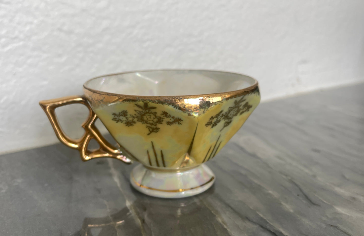 Vintage Japan Nippon Yellow Luster Tea Cup