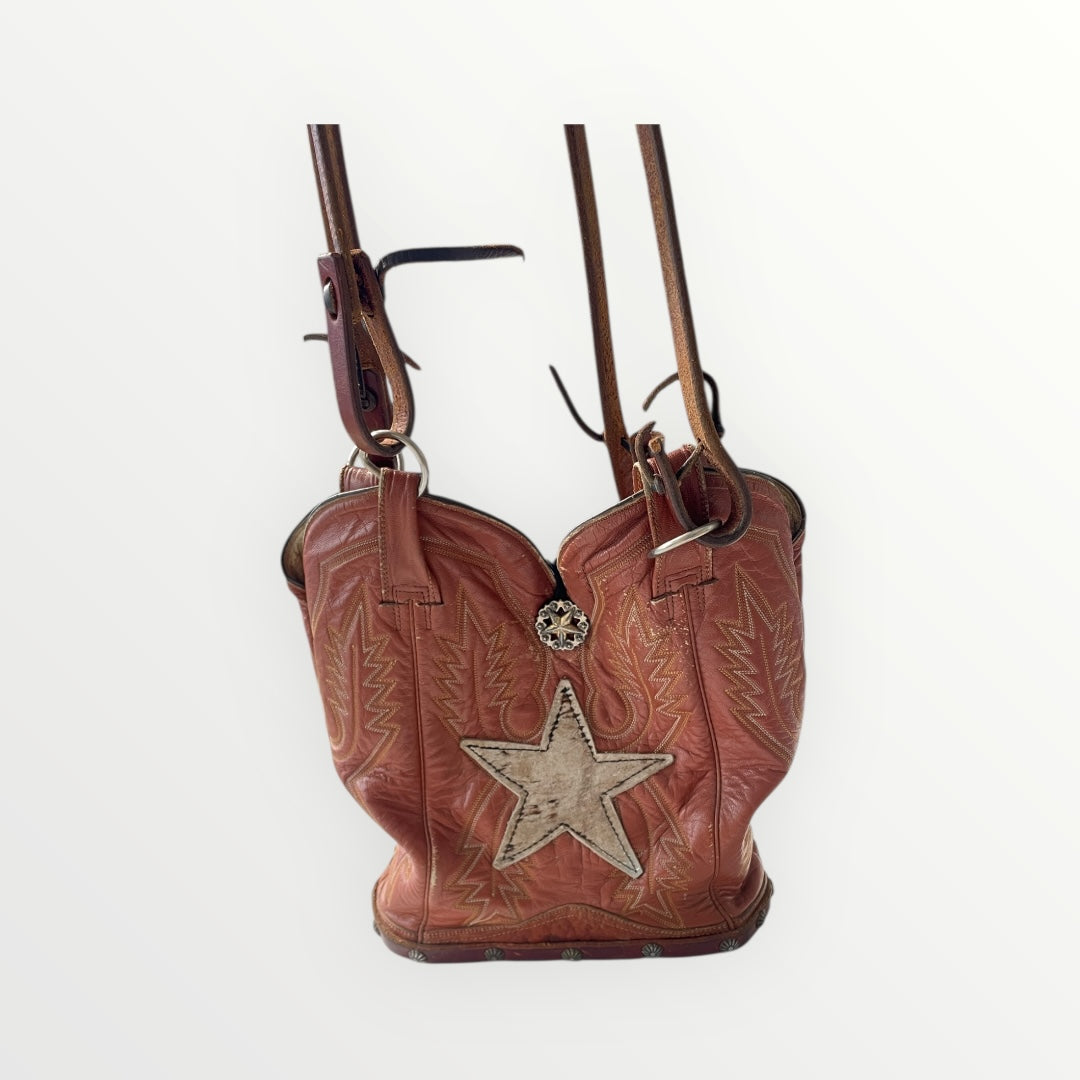 Vintage Montana Western Leather Purse