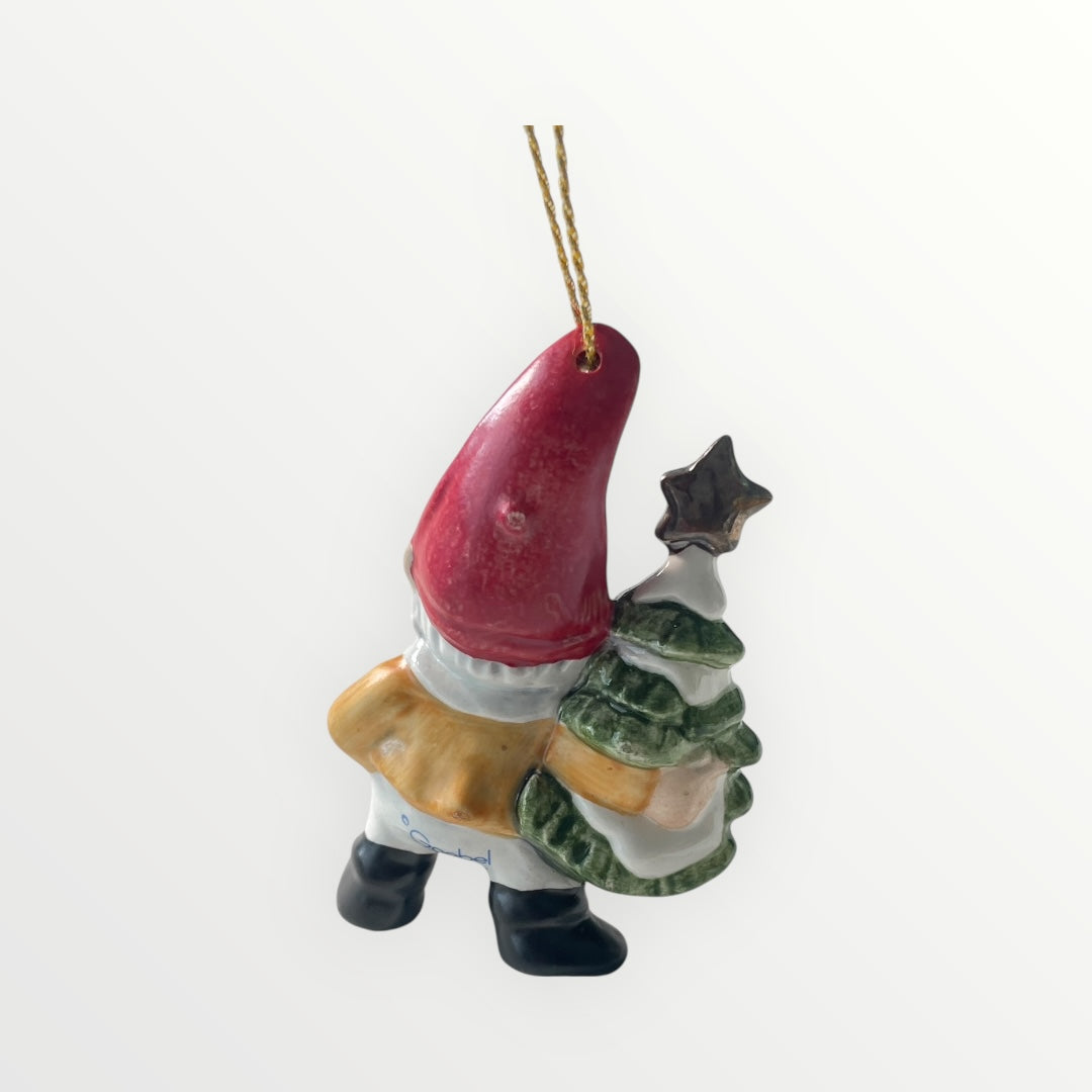 Vintage German Goebel Gnome Ornament
