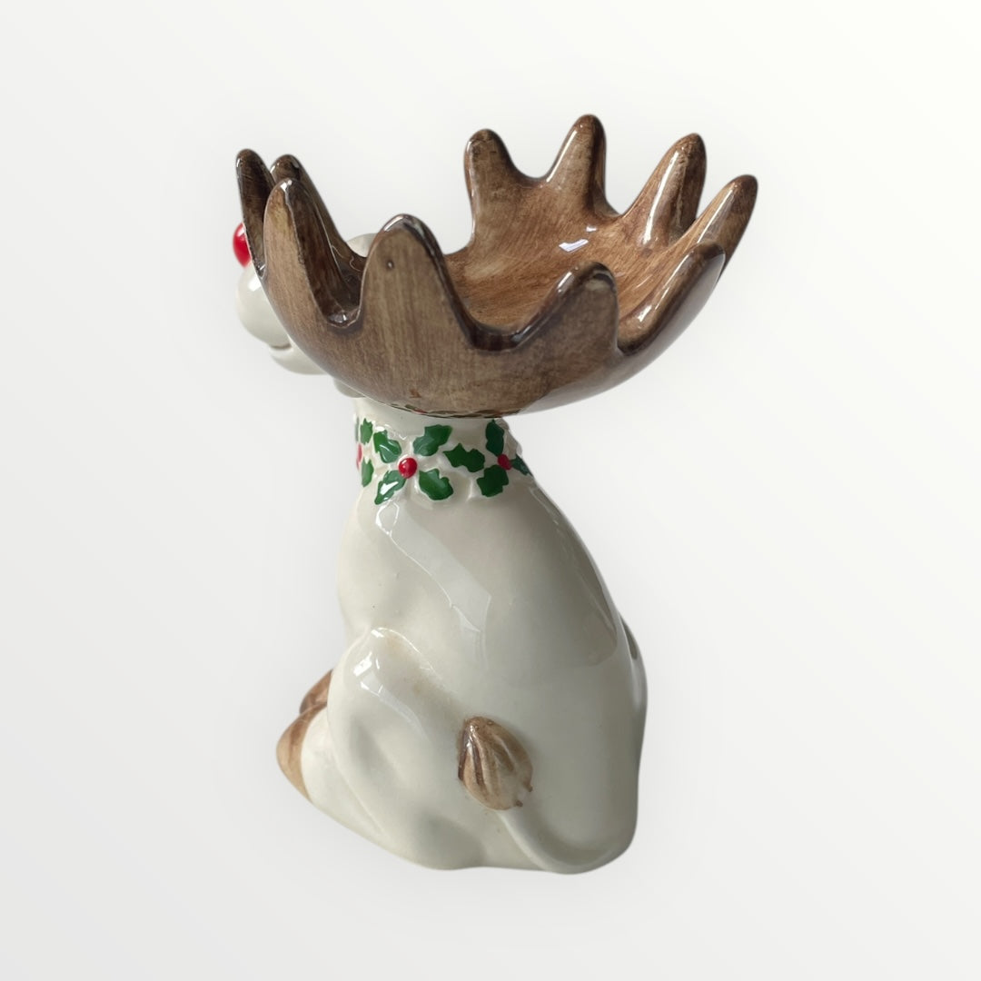 Vintage Fitz and Floyd Moose Candle Holder