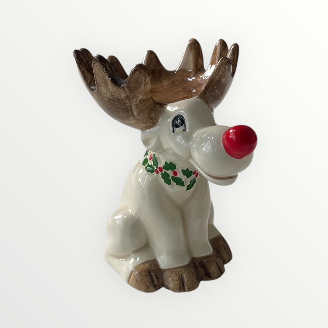 Vintage Fitz and Floyd Moose Candle Holder