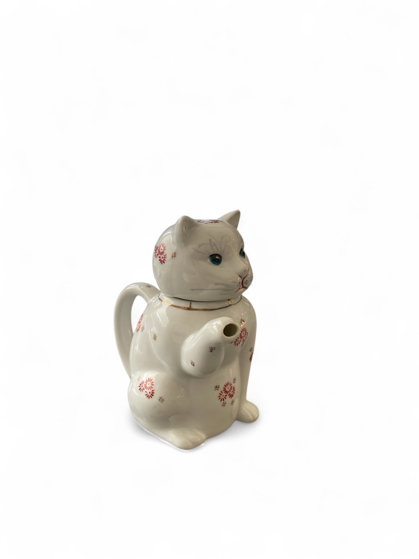 Vintage Maneki-neko Cat Teapot