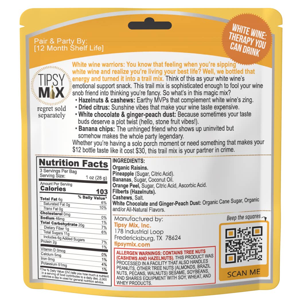 Tipsy Trail Mix - Pair with Wine or Spirits