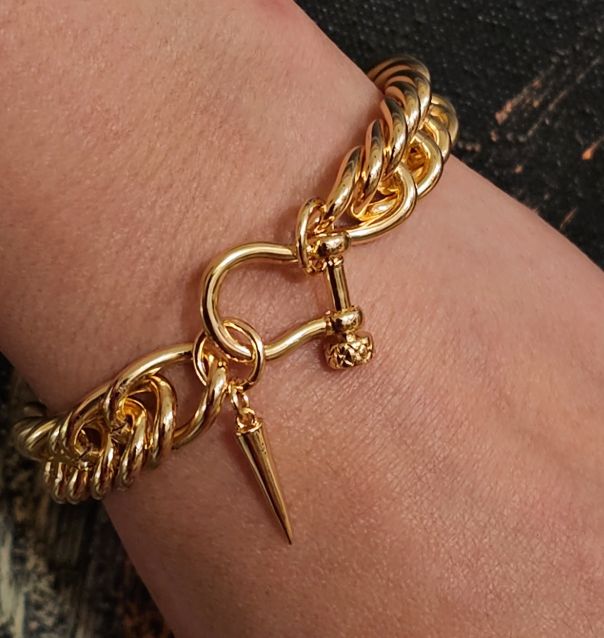 Horse Bit Carabiner Bracelet