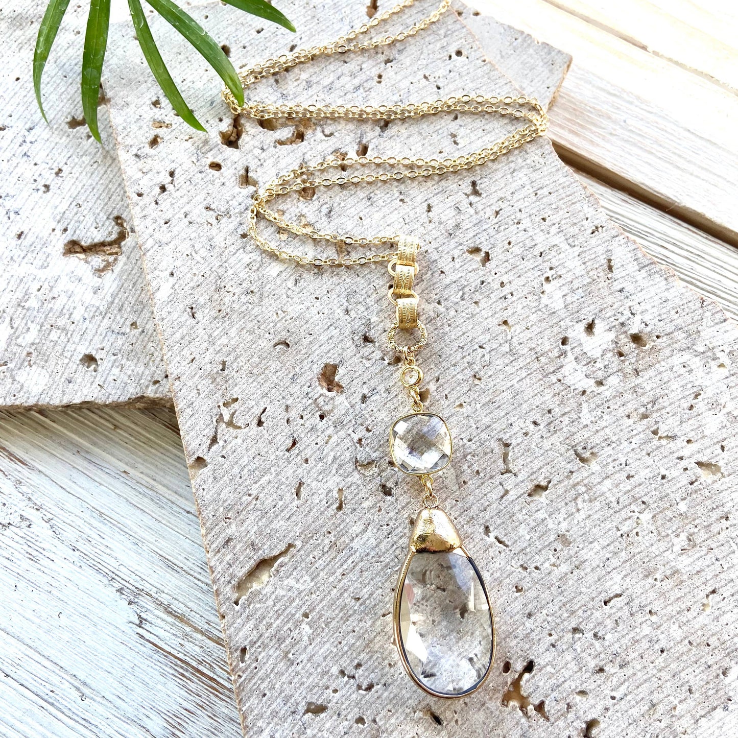 Chandelier necklace vintage boutique salon jewelry artisan: Silver