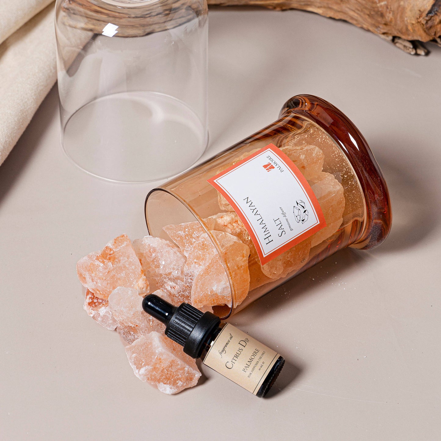 Himalayan Salt Gemstone Diffuser [citrus/jasmine/sandalwood]