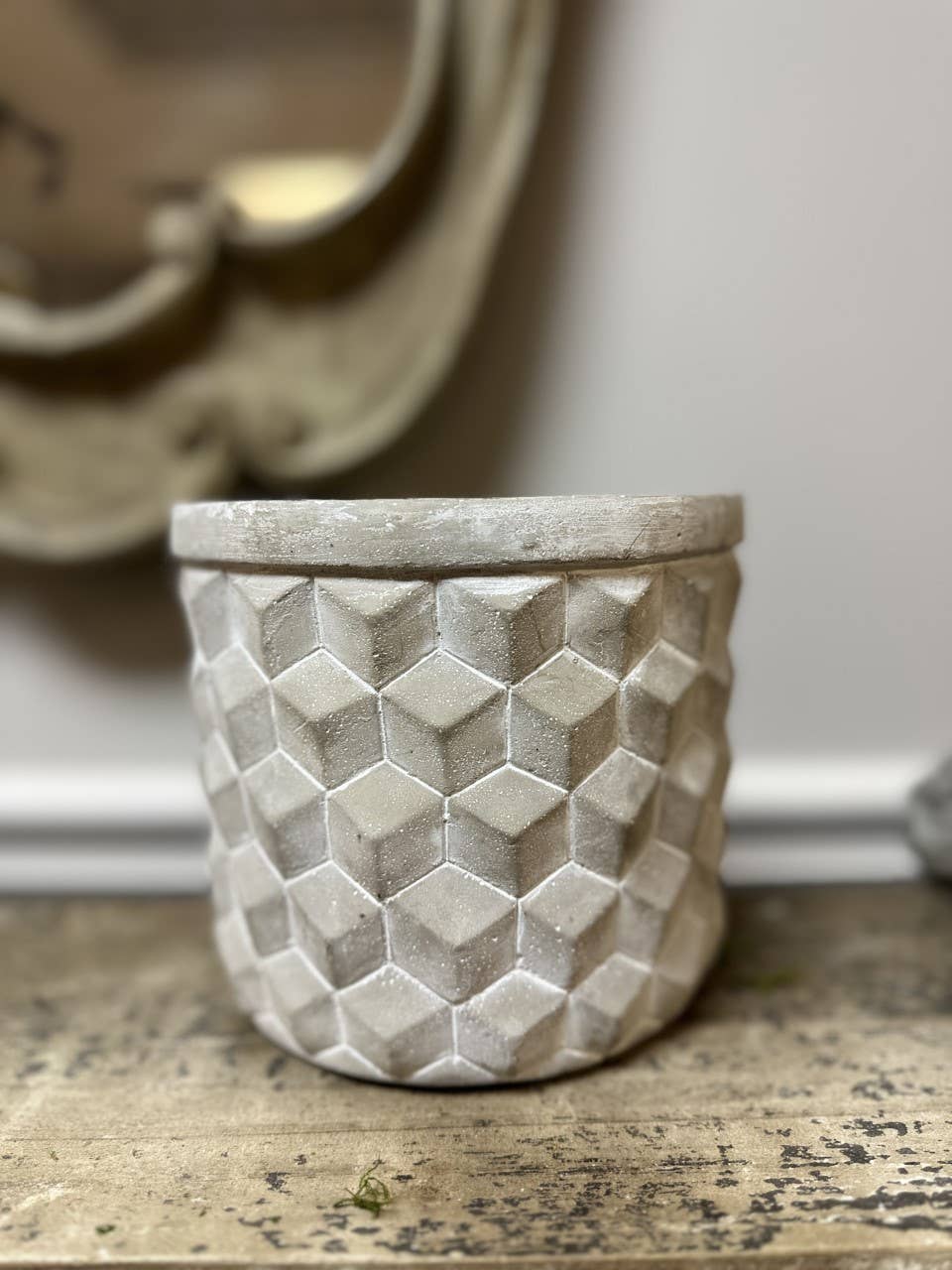 Geometric Cement Planter