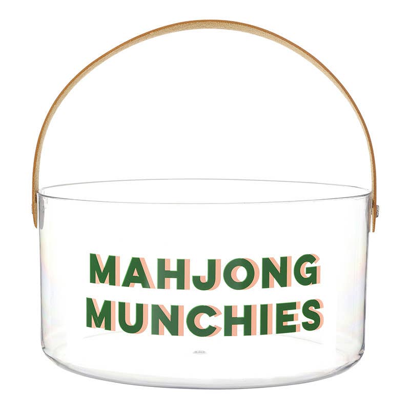 Mahjong Acrylic Snack Bucket