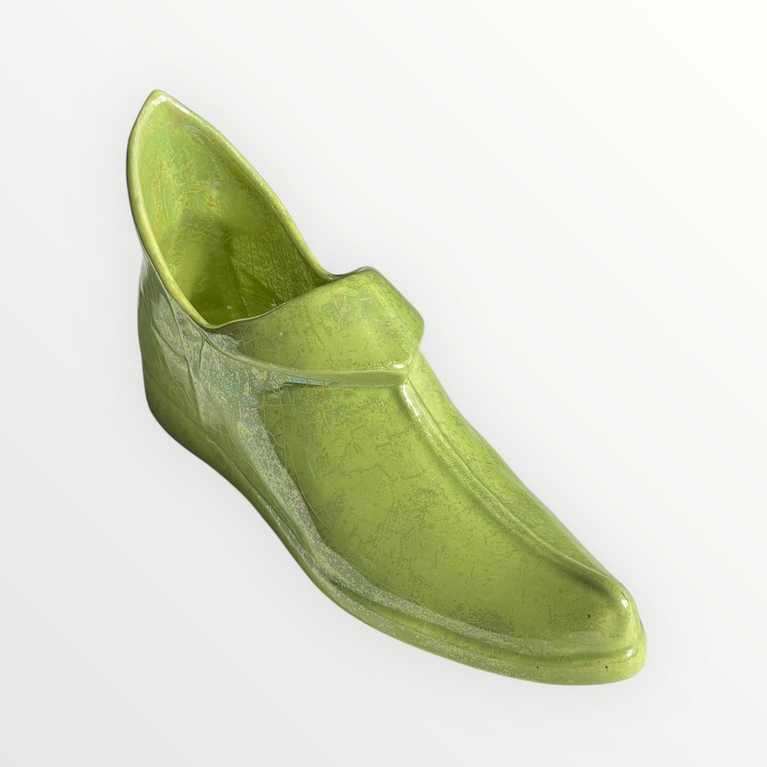 Vintage Green elf shoe