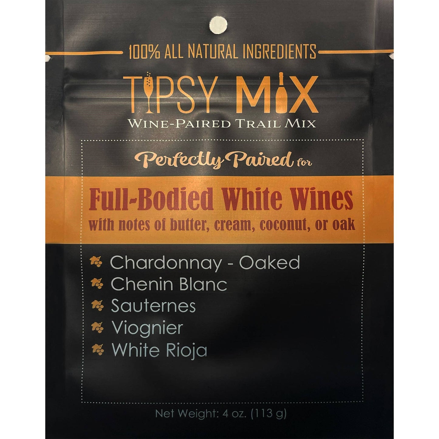 Wine-Paired Trail Mix: Full-Bodied White Wines