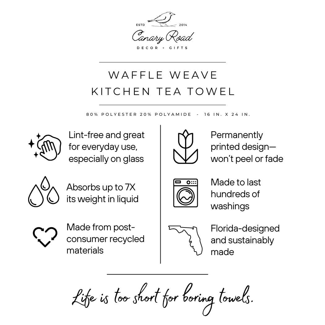 Time to Mahj Mahjong Kitchen Towel