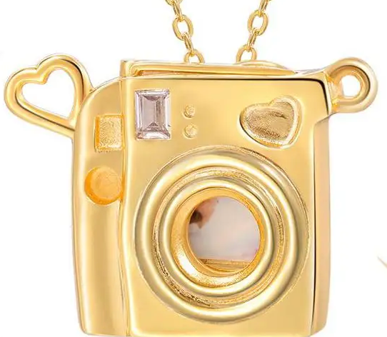 Polaroid Camera Locket Necklace
