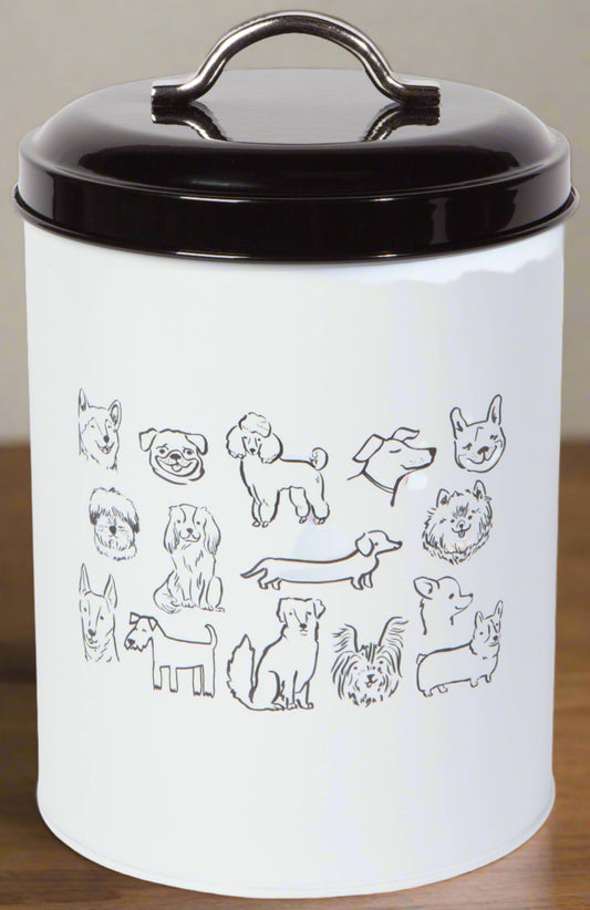 Dog Park Treat Tin With Lid