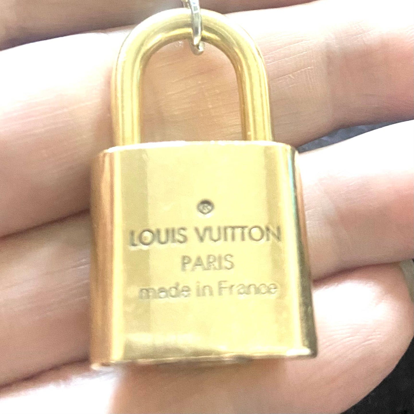 Authentic Louis Vuitton Lock Necklace