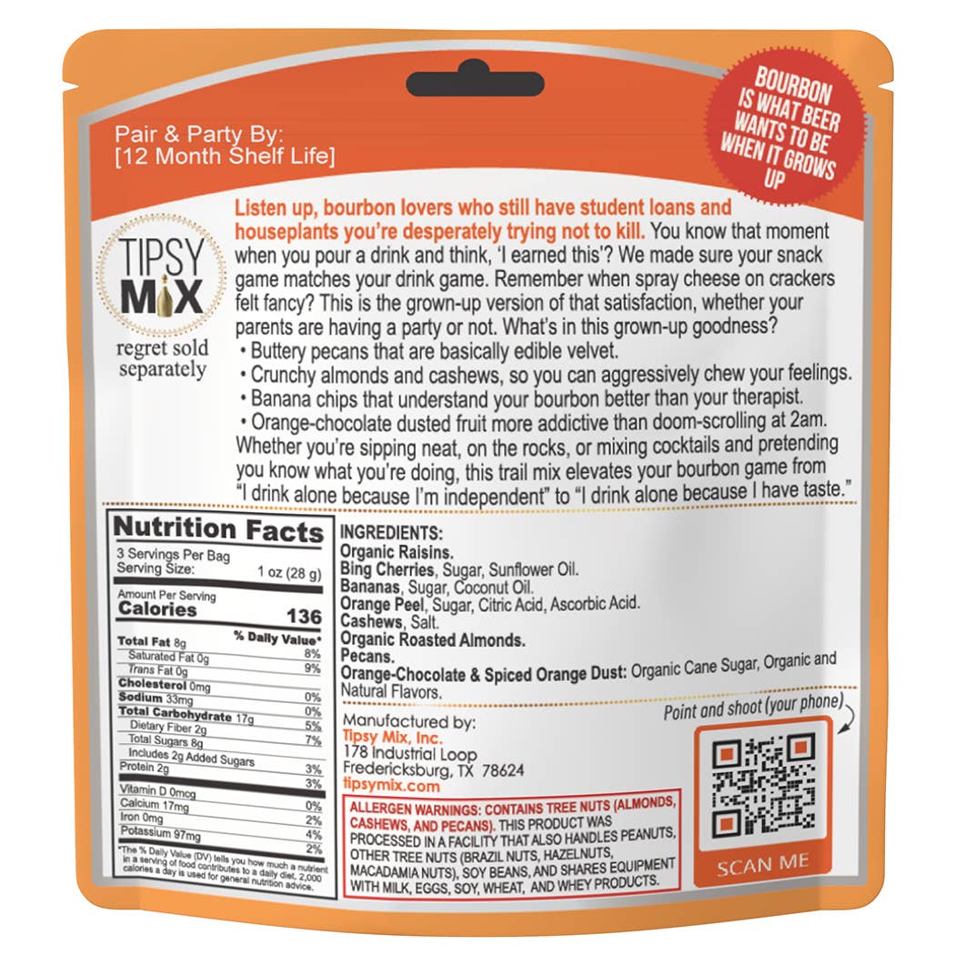 Tipsy Trail Mix - Pair with Wine or Spirits