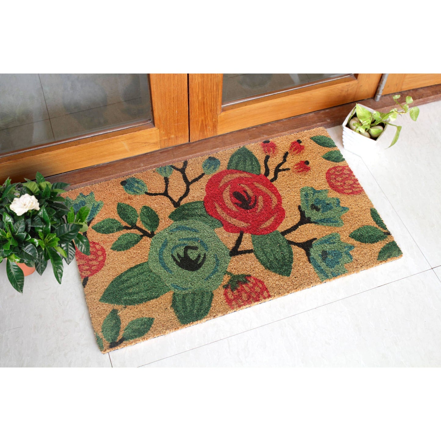 Roses Doormat: 18"x30"