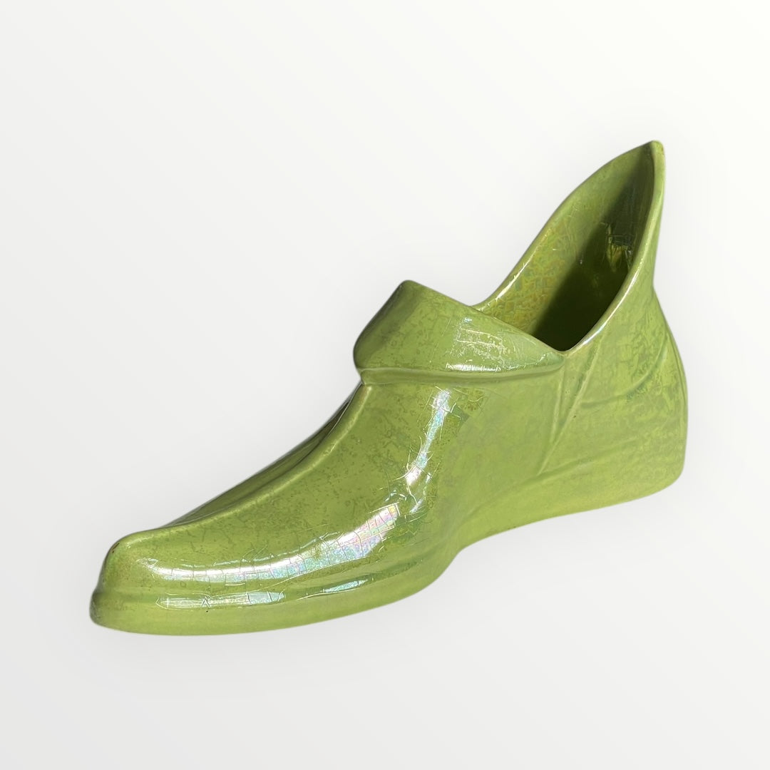 Vintage Green elf shoe