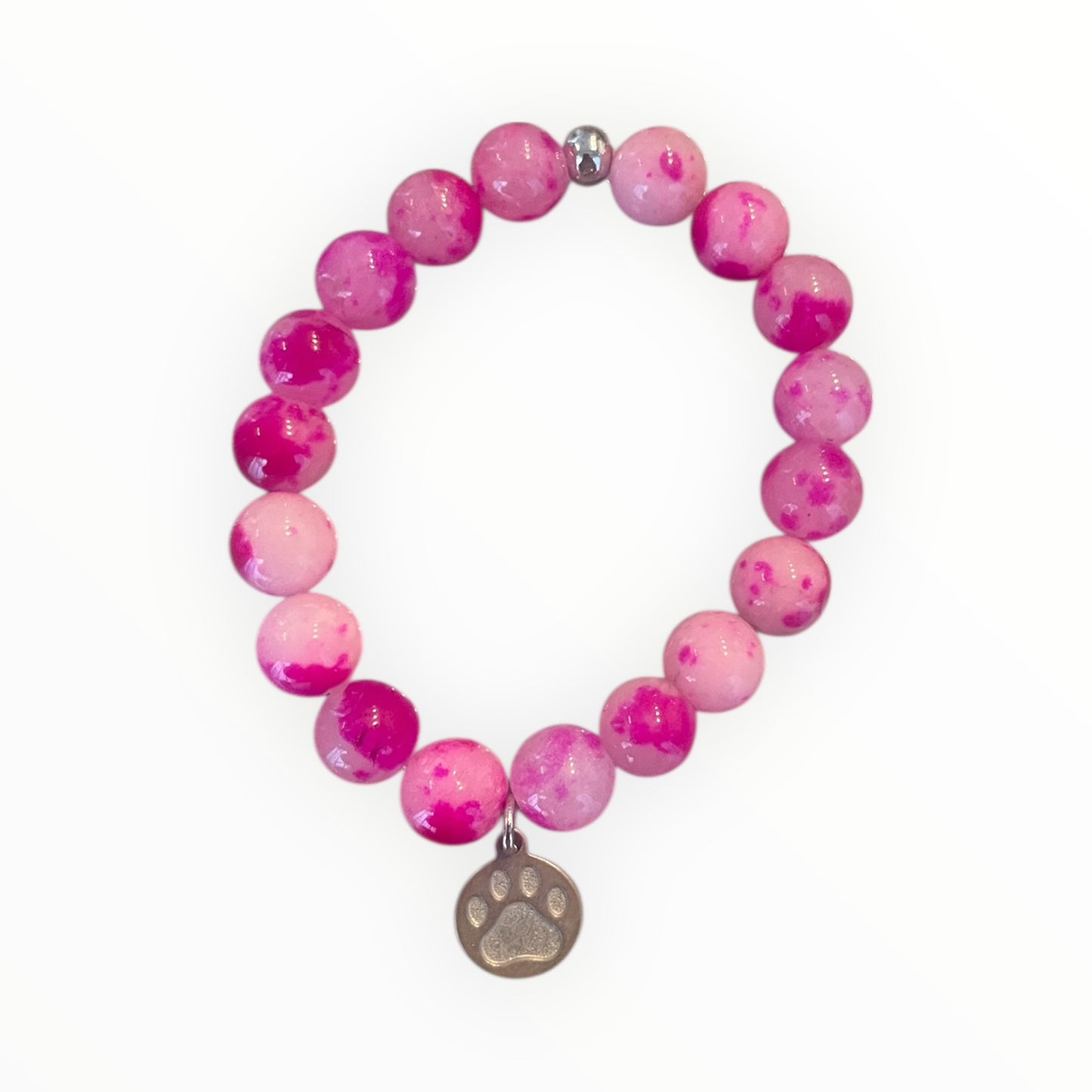 Beaded Bracelets with Vintage Charms