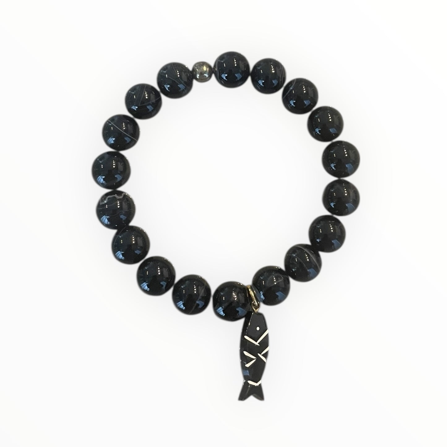 Beaded Bracelets with Vintage Charms