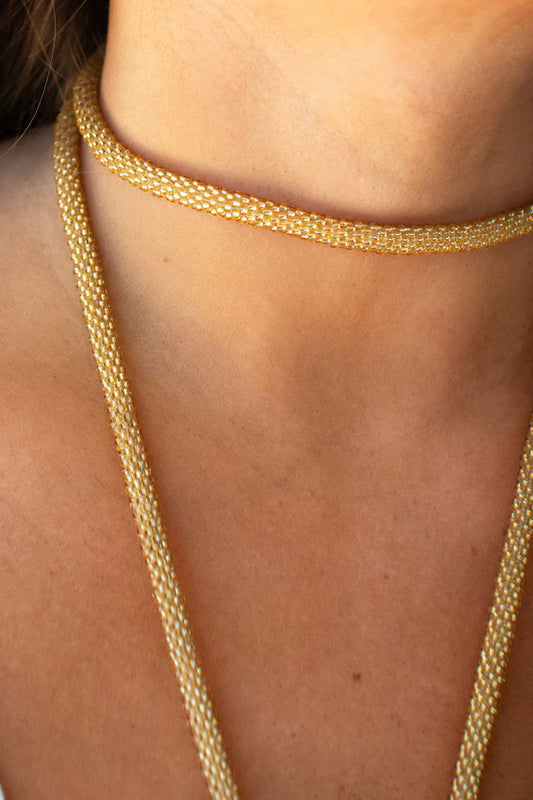 Handmade Beaded Rope Necklace