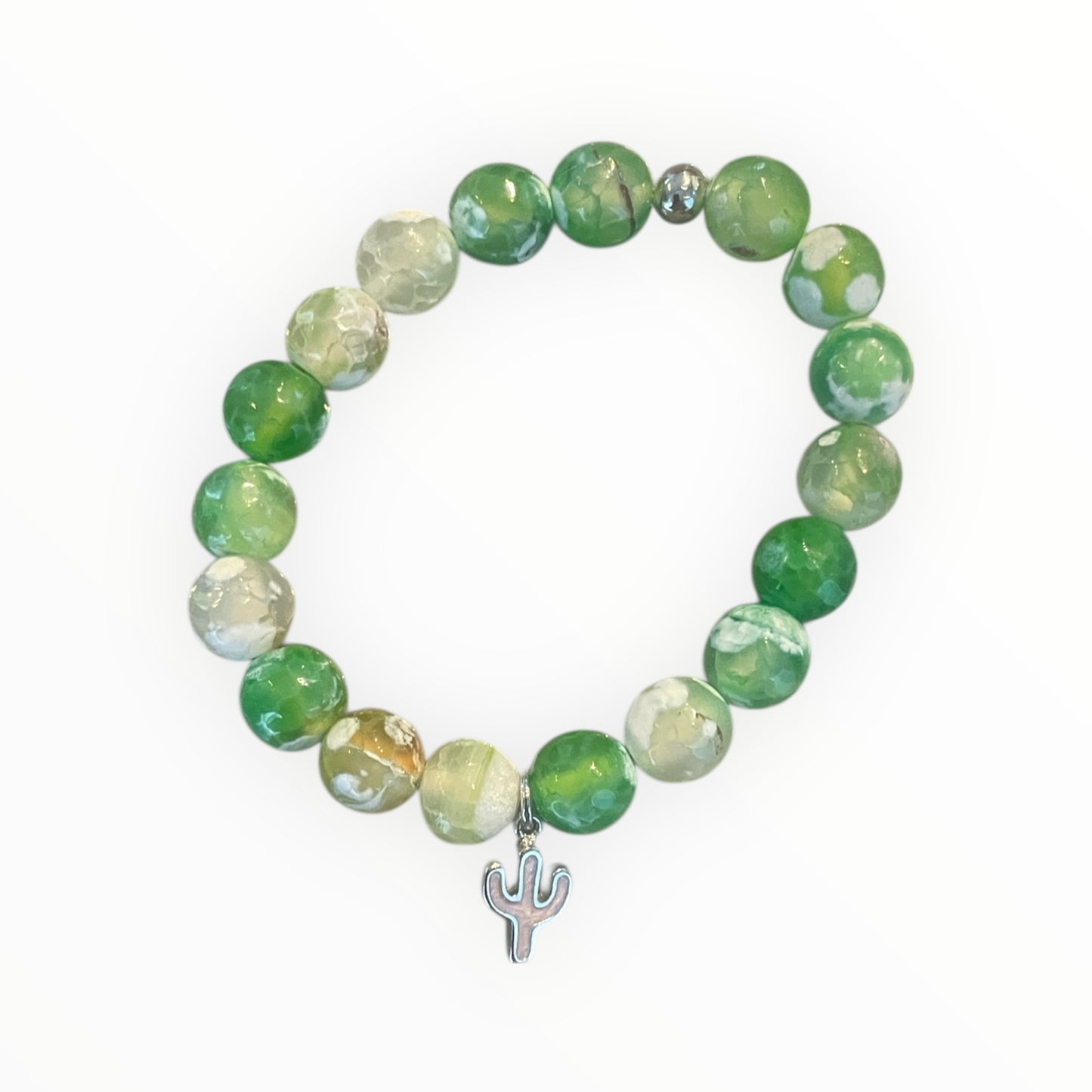 Beaded Bracelets with Vintage Charms
