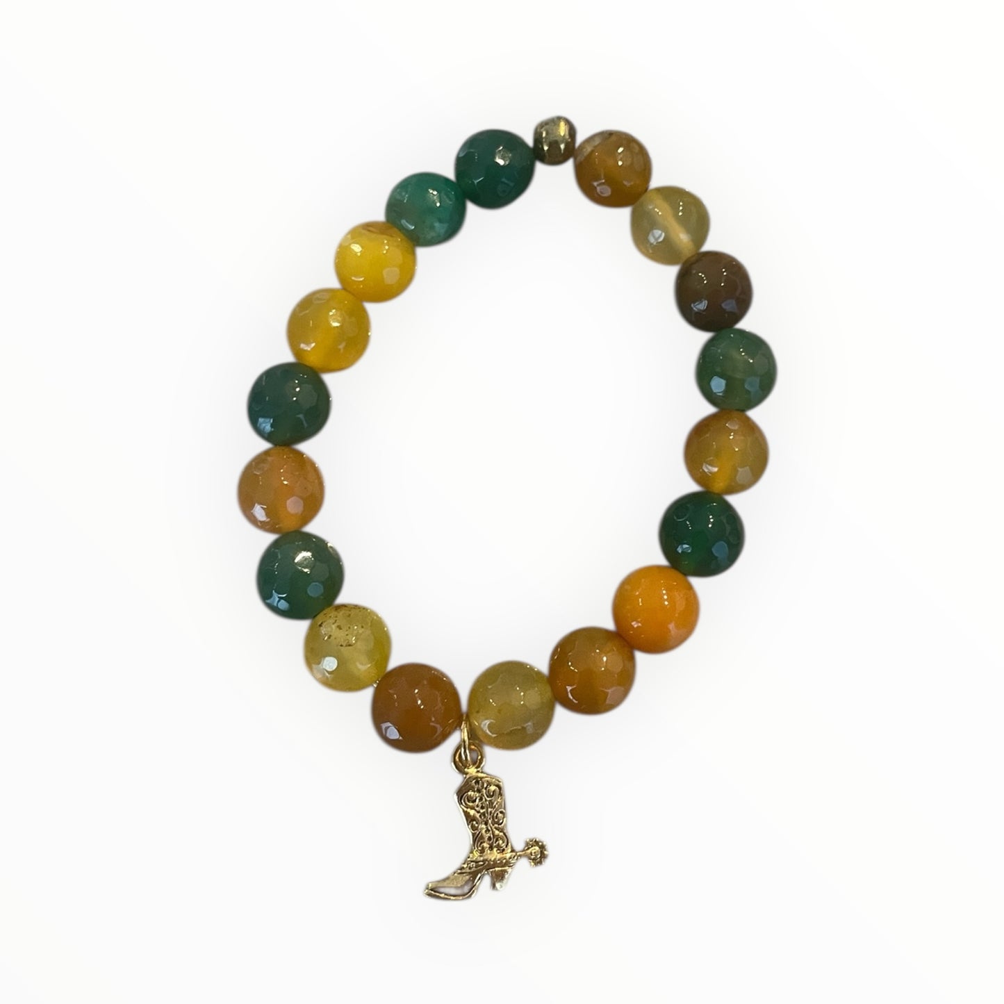 Beaded Bracelets with Vintage Charms