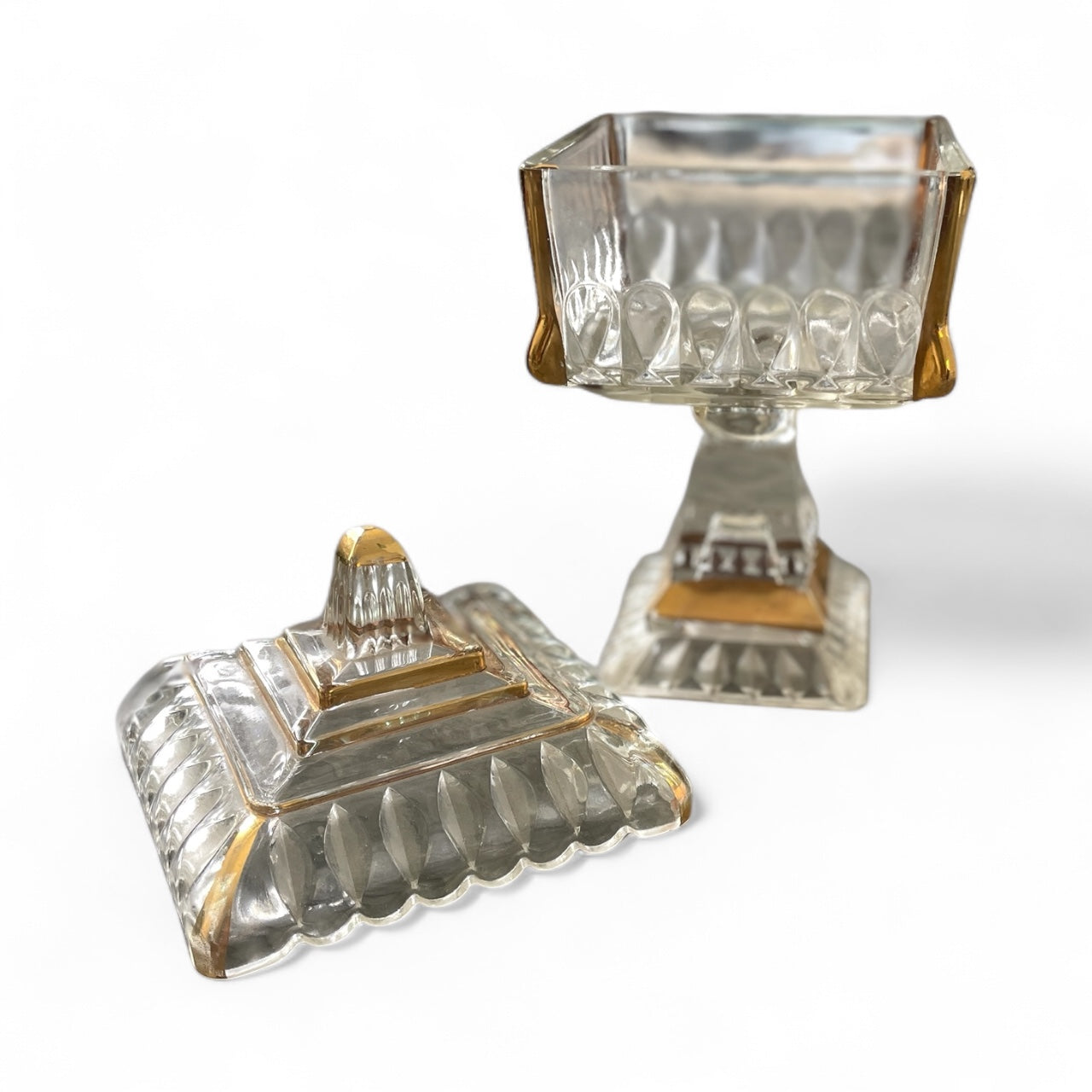 Vintage Jeanette Glass Candy Dish