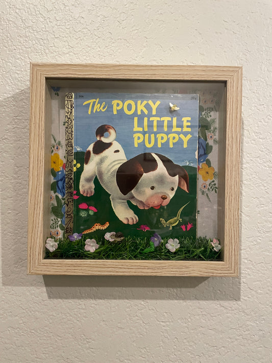 Puppy Shadow Box