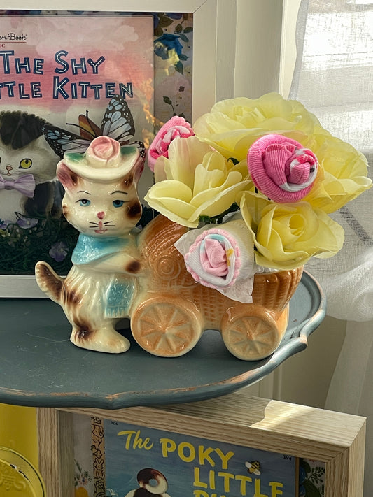 Vintage MCM Cat Planter