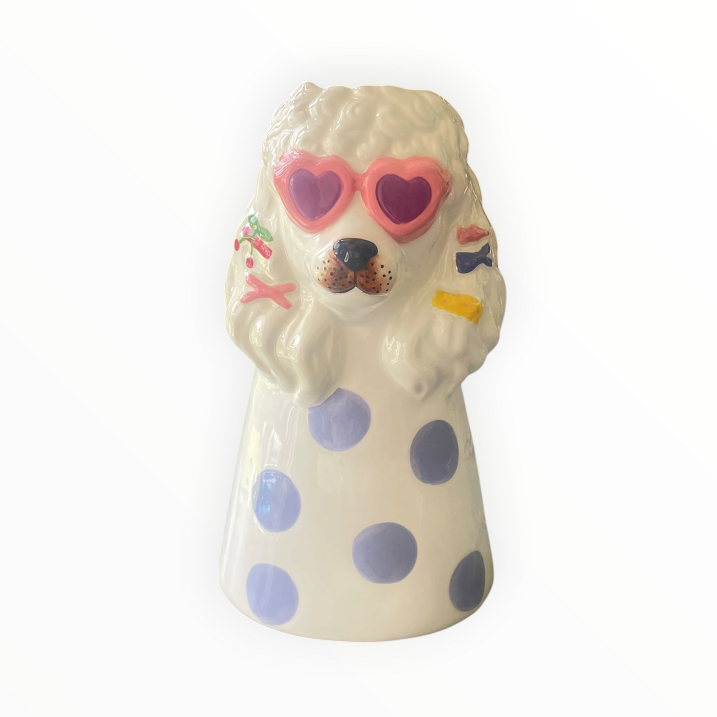 Whimsical Dog Vases with Sunglasses