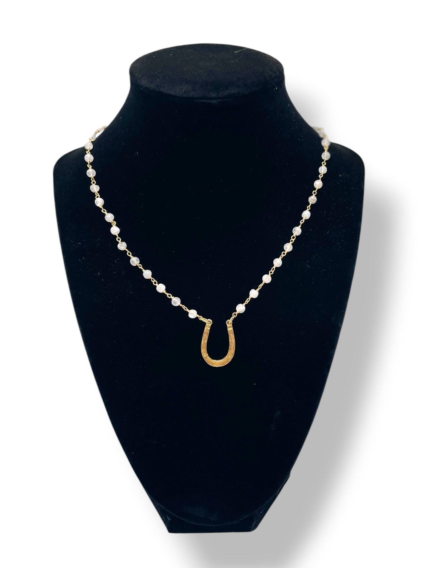 Lucky Vintage Horse Shoe Necklace