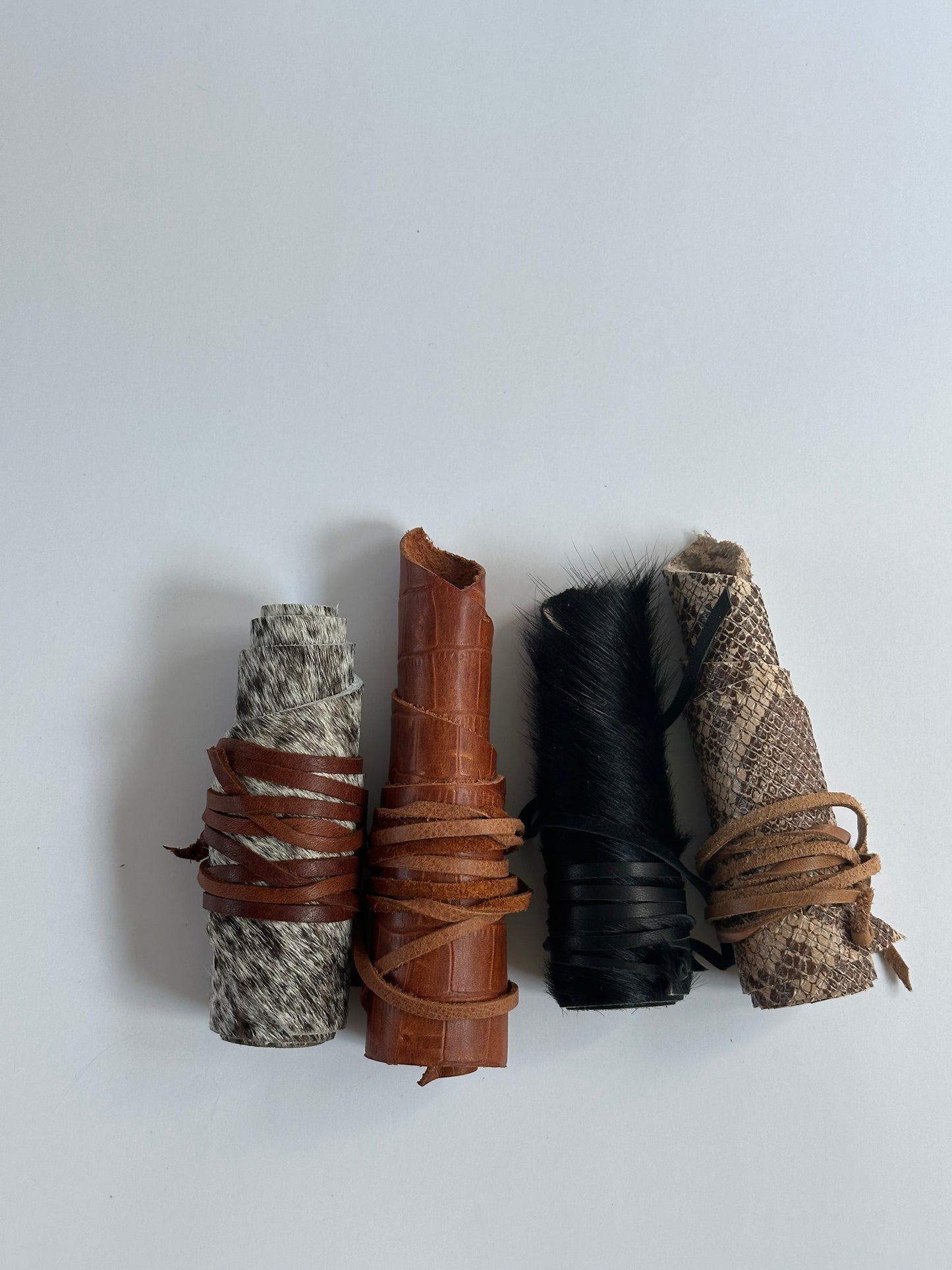 Leather Wine Bottle Wraps