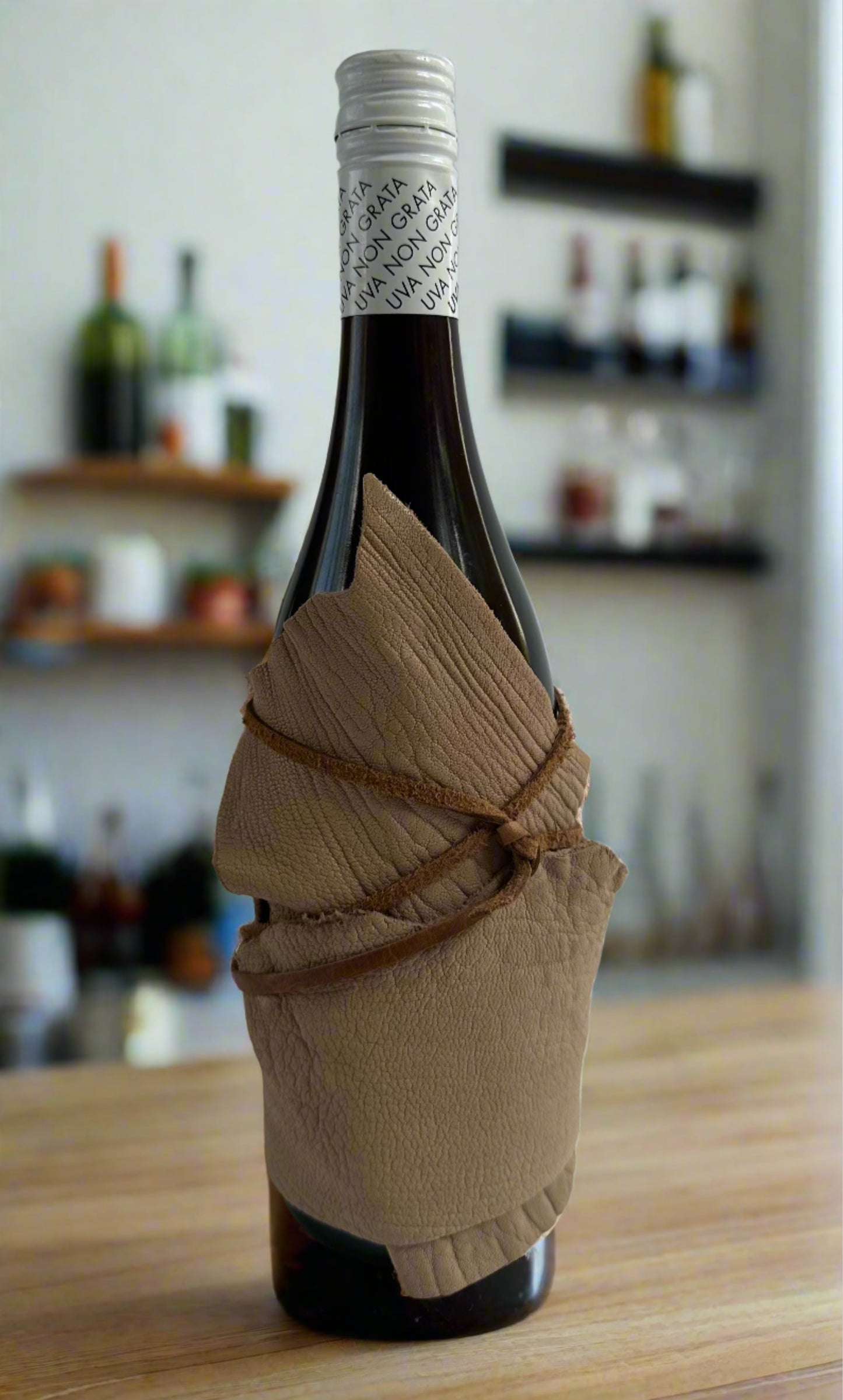 Leather Wine Bottle Wraps