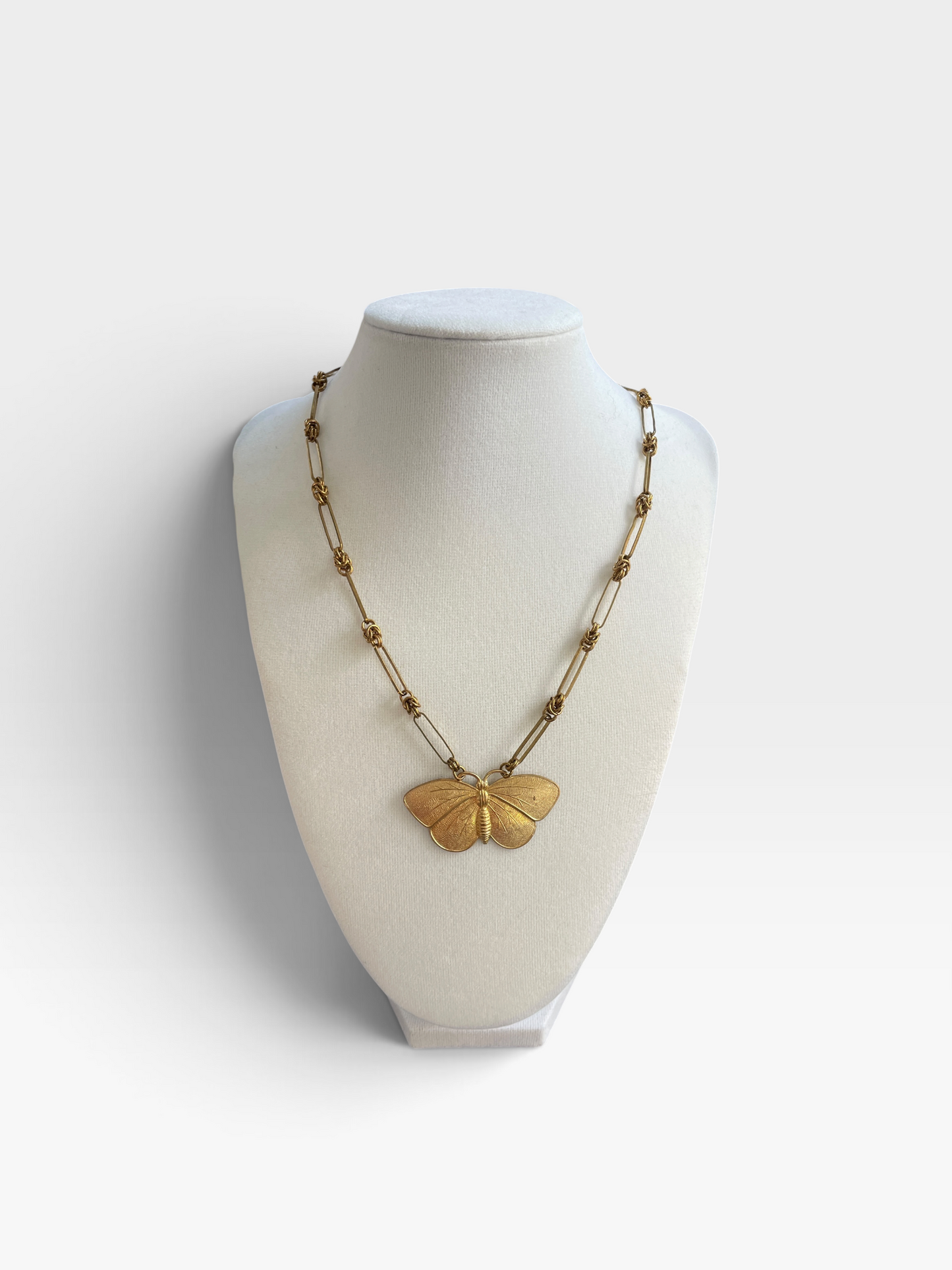 Vintage Butterfly Necklace