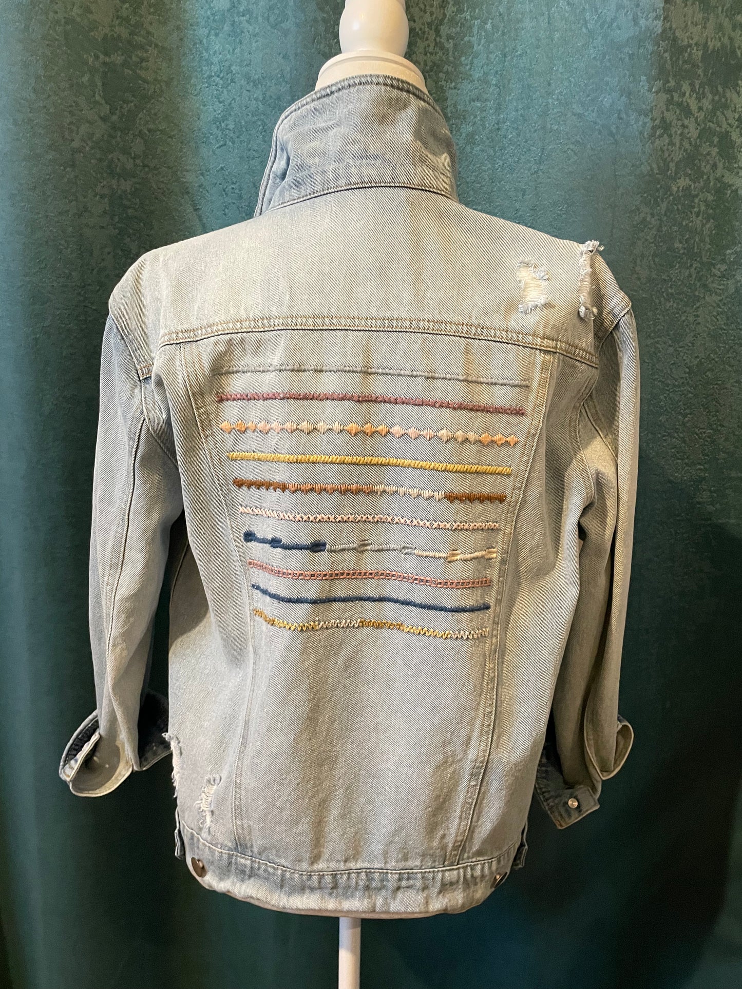 Vinage Embroidered Denim Jacket