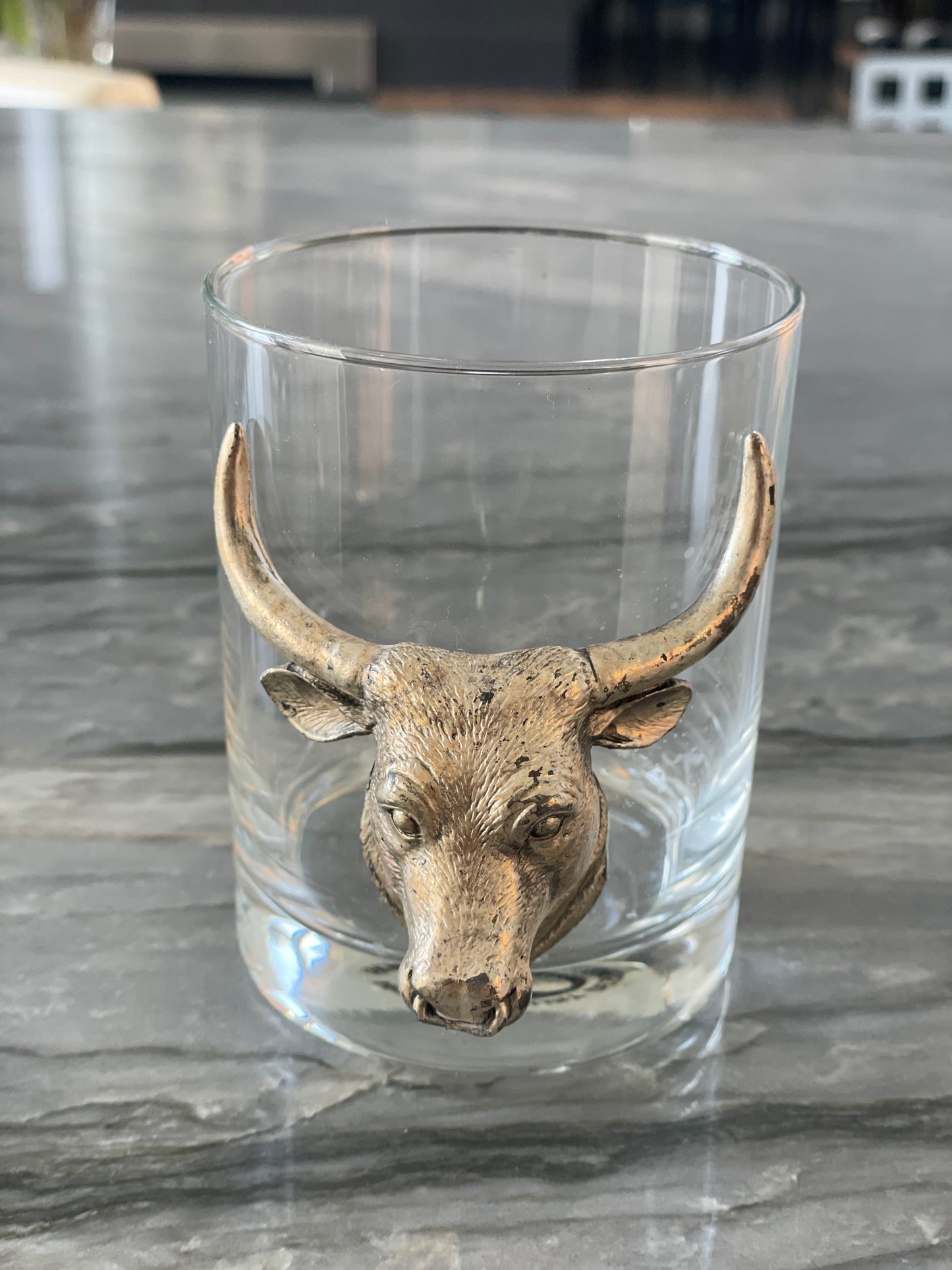 Vintage Arthur Court Bull cocktail glasses - Sold as a pair