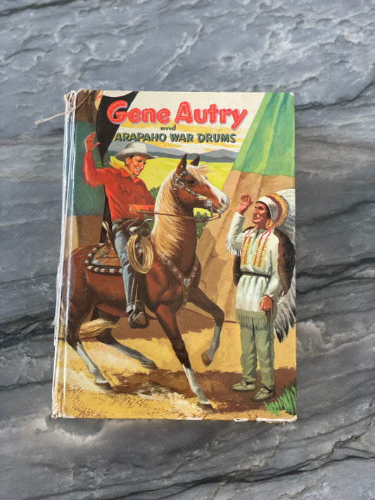 1957 Gene Autry & Arapaho War Drums Book