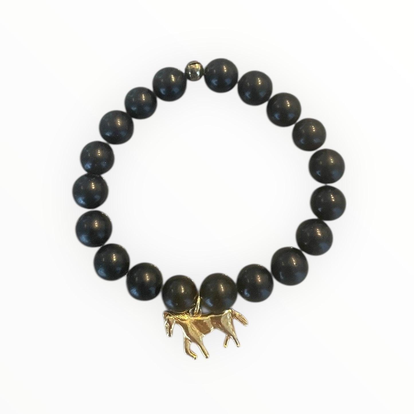 Beaded Bracelets with Vintage Charms