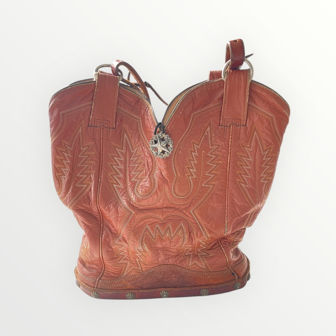 Vintage Montana Western Leather Purse