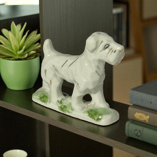 Vintage White Terrier Dog