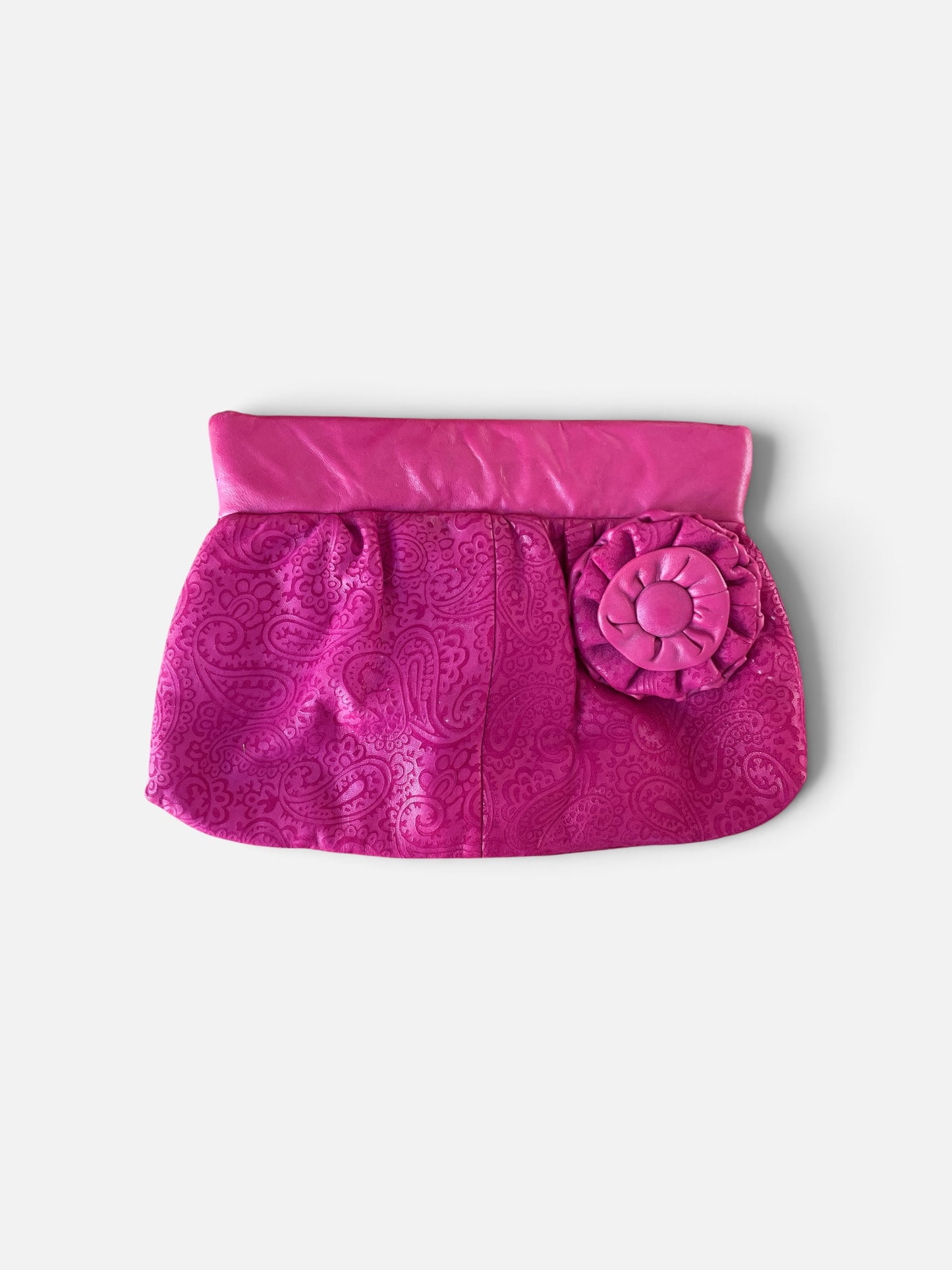 Vintage Fuchsia Clutch