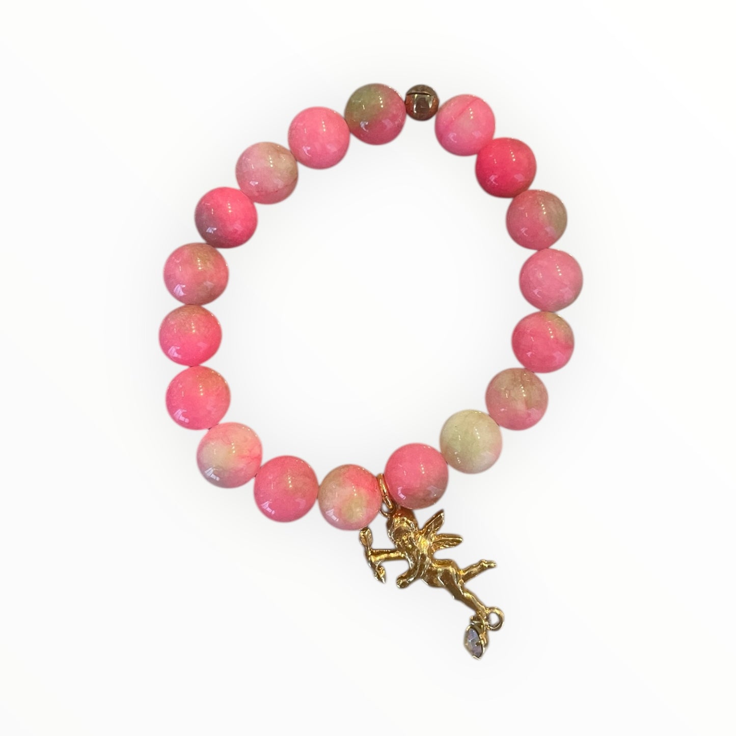 Beaded Bracelets with Vintage Charms