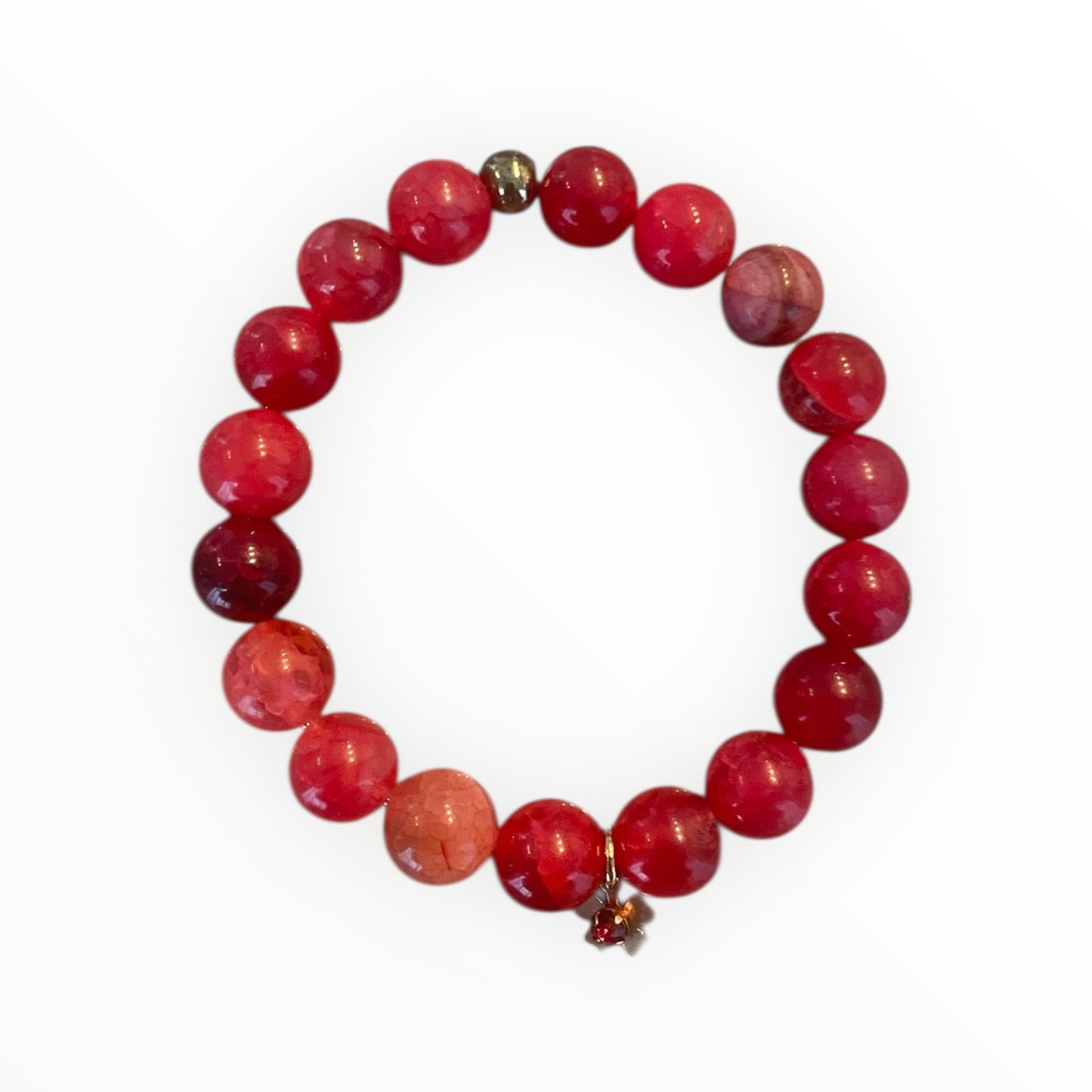 Beaded Bracelets with Vintage Charms
