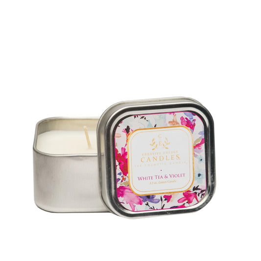 White Tea & Violet: 2-in-1 Soy Lotion Candle