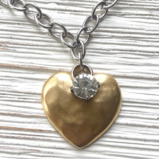 Hammered Heart Necklace